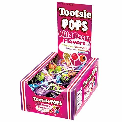 Tootsie Pops Assorted Wild Berry Flavors Chocolatey Center 3.75 Pound 100 Count - Image 3 of 4