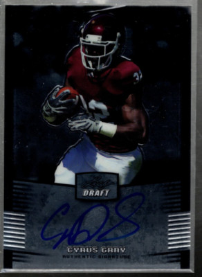 A4865- 2012 Leaf Metal Draft #CG2 Cyrus Grau Auto - Nm-Mt