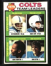 Joe Washington/Roger Carr/Norm Thompson/John Dutton 1978 Topps TL CL #376