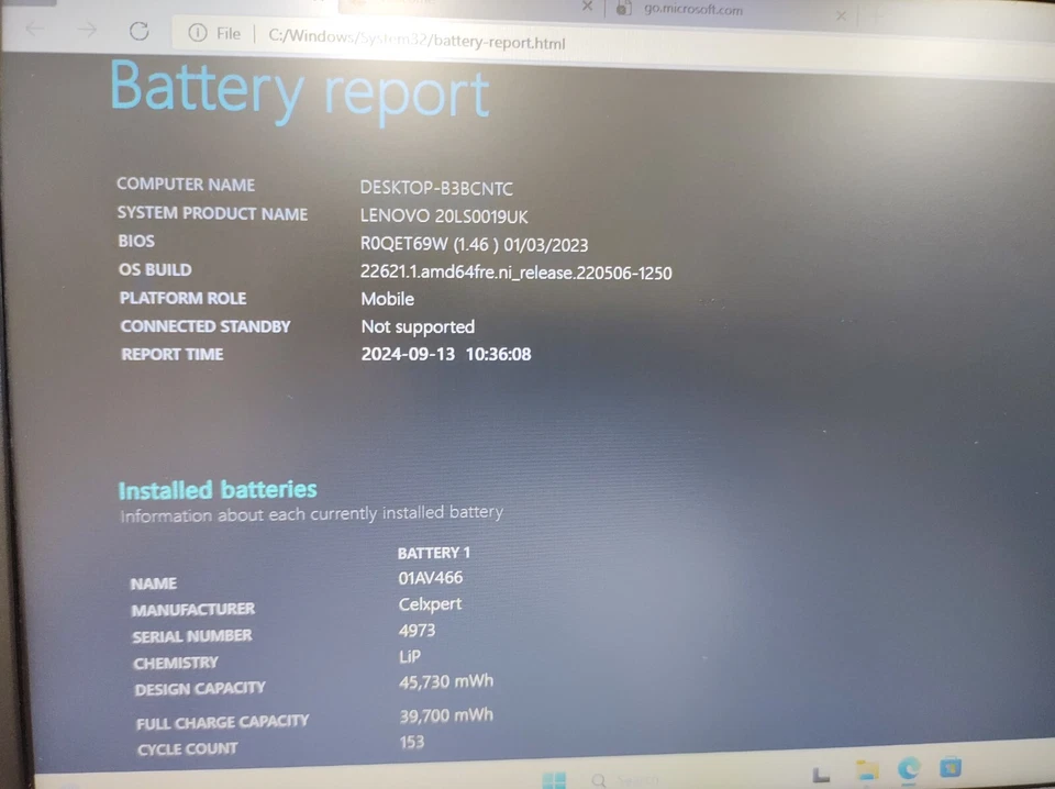 Lenovo Laptop Thinkpad L480 i5-8250U 1TB SSD 8GB RAM *CRACKED HOUSING* - Image 3 of 4