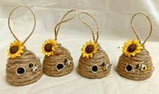 Primitive Bee Hive/Skep/Tree Ornament/Farmhouse