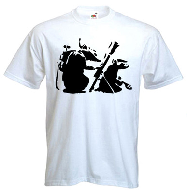 BANKSY MORTAR RAT T-SHIRT - Street Art Graffiti - Auswahl aus 9 Farben S-XXXL
