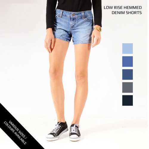 tommy hilfiger denim shorts ladies