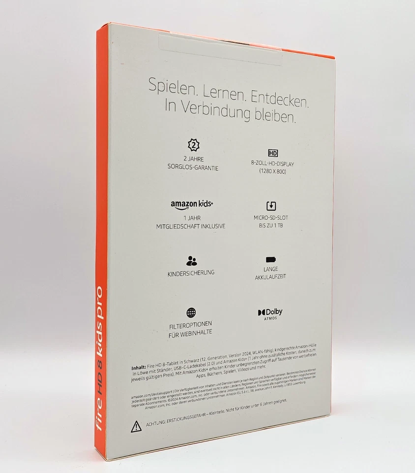 Das neue Amazon Fire HD 8 Kids Pro Tablet | 32GB | 12 Gen. 2024 | Löwen-Design ✅ - Bild 2 von 4