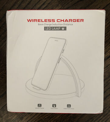 wireless Cell Phone charger 8mm charge Induction distance lamp Touch Switch 