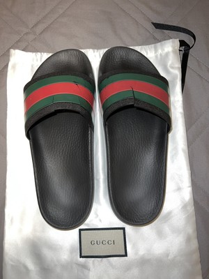 Gucci Mens Slides, Flip Flops, Size Uk 