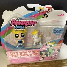 1 The Powerpuff Girls Bubbles and Donny the Unicorn Doll Figure Spin Master