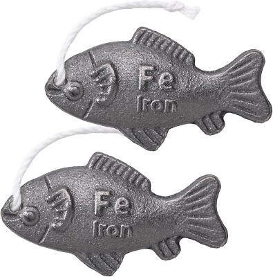 YOUIN 2 Packs of Iron Fish with Bag-A Natural Source of Iron to Reduce the Risk