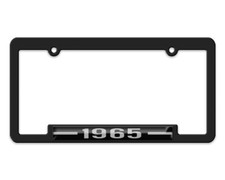 1965 Classic Car Truck License Plate Frame. Antique Automobile Year Models.