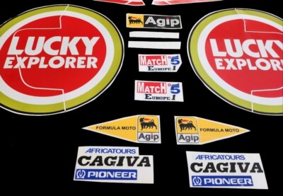 CAGIVA ELEFANT 950 DAKAR LUCKY EXPLORER GRAPHIC DECALS VINYL KIT