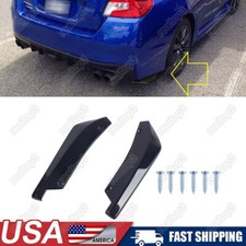 Sport Racing Gloss Black Rear Bumper Diffuser Splitter Canard For Dodge Charger Sport Racing Gloss Black Rear Bumper Diffuser Splitter Canard For Dodge Charger