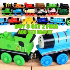 Wooden Trains Track Tank Engines Tender Cars for Thomas&Friends BRIO Toy XMAS