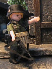 Playmobil Personnalisé Officier 14 Inf.division (Lublin POLONIA-1939) REF-0508 À