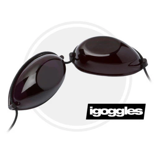 GAFAS PARA TUMBONA CAMA DE BRONCEADO PROTECCIÓN OCULAR UV LÍNEA DELGADA ELÁSTICAS iGOGGLES