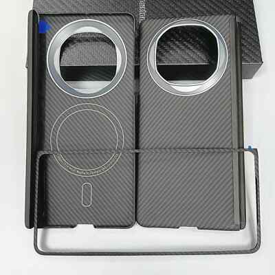 Genuine Carbon Fiber Magsafe Case For HUAWEI Mate X6 Matte Thin Flip Hinge Cover
