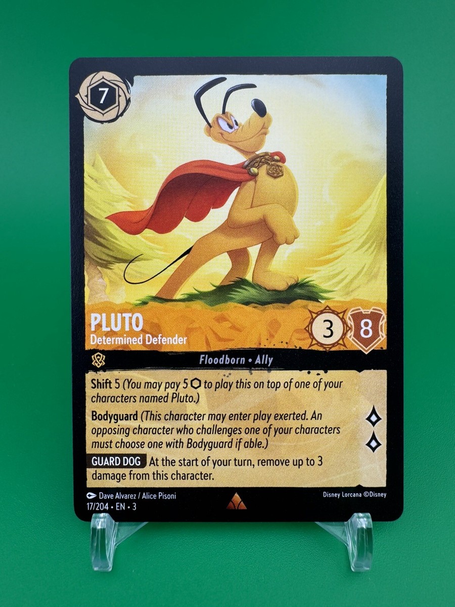 pluto lorcana card Disney TCG - single - Tried and True Standard Characters Cost (Ink) Pluto - Tried and True
