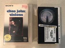 Elton John: Visions BETA, 1983 Sony Video 45 - Cut Box