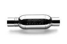 Aero Exhaust Exhaust Muffler - Aero Turbine Performance Muffler Polished 304 Gra