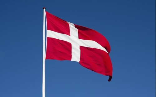 The Danish flag 49X33CMS), Outdoor flag , Vintage flag - Picture 5 of 9