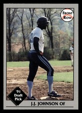 J.J. Johnson 1991 Front Row Draft Picks #48 Pine Plains Bombers MINORS ROOKIE