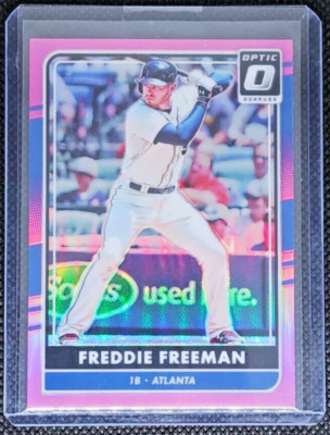 2016 Optic Freddie Freeman Atlanta Braves Pink Prizm #96