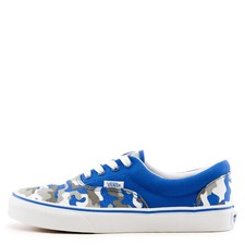 NUEVO EN CAJA VANS Junior Era Jóvenes Niños Zapatos de Skate - CAMUFLAJE PRIMARIO Azul Náutico - TALLA 6