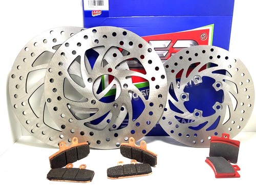 Disque De Frein + Plaquettes Arrière Pour Aprilia Atlantic 300 (2010-2011) - Neuf