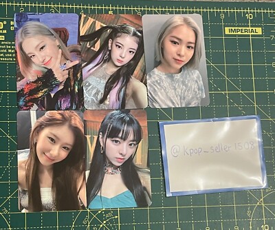 Itzy Withfans OT5 Not Shy Pob Set | eBay