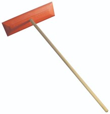 Commercial SHUTTSCO Heavy Duty Snow RAKE Brush Broom Vinyl Coated Scratch Free