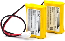 (2-Pack) 2.4V 800Mah Ni-Cd Battery Pack Replacement for Dual-Lite 0120822, Danto