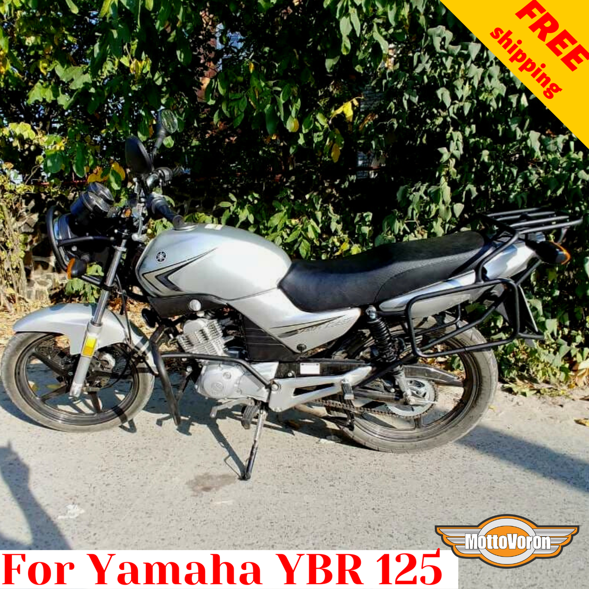 For Yamaha YBR 125 Engine guard YBR125 Crash bars | eBay