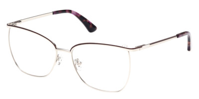 GUESS GU2878 071 Purple Havana Metal Cat Eye Optical Eyeglasses Frame 53-15-140