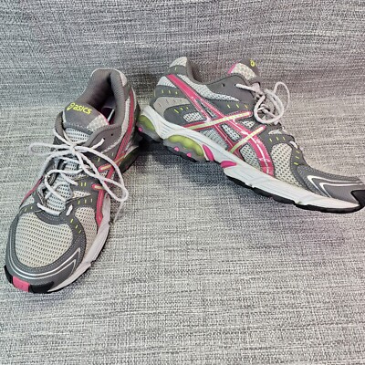 Asics Sneakers Womens Gel Trail Sensor 3 Gray Pink Purple Running Shoes Sz 9.5