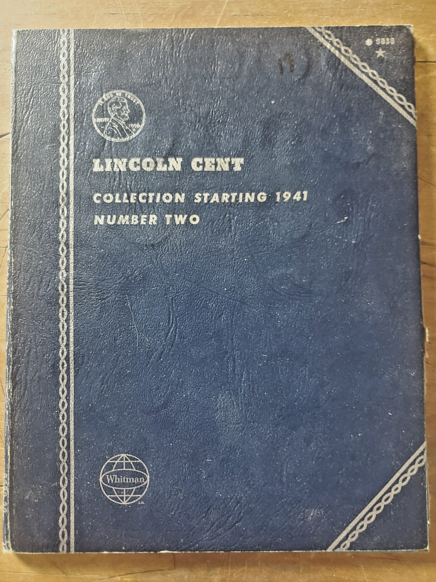 COMPLETE 1941-1962 P-D-S LINCOLN CENT SET (59 COINS) IN WHITMAN