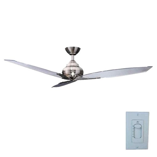 Casa Vieja 54\" Tres Aurora Modern 3 Blade Indoor Outdoor Ceiling Fan
