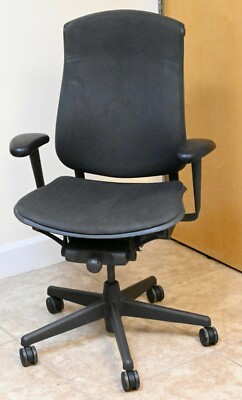 Herman Miller Celle Desk Office Chair Charcoal Black 2008