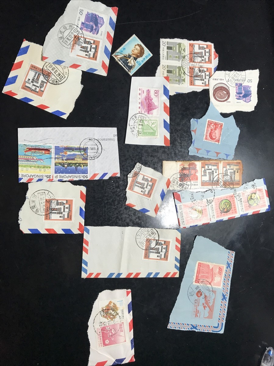China Stamps. Cancelled On Paper | eBay