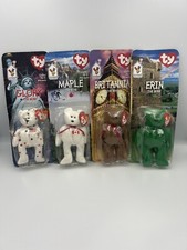 Ty Teenie Beanies Britannia Glory Erin Maple The Bear McDonalds Set of 4 1999 L 