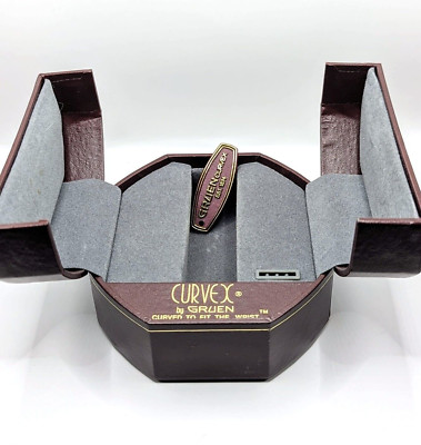 Vintage GRUEN Uhrenbox / Etui / Reisebox für Curvex Art.-Nr:1826