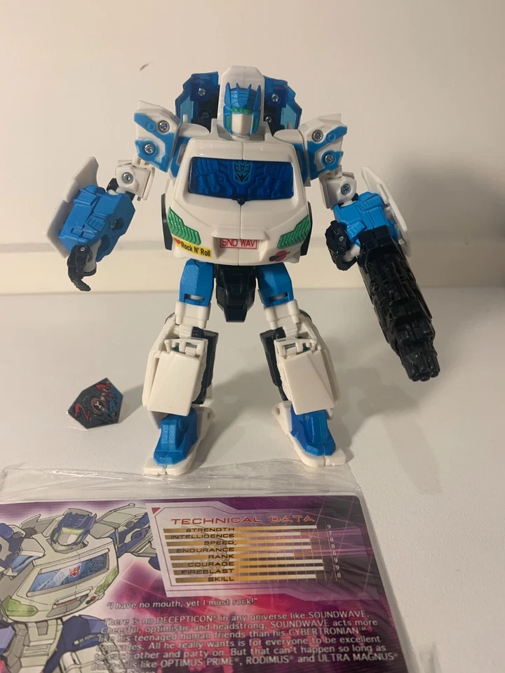 BotCon 2012 Transformers Shattered Glass Soundwave 100 % prendedor de primer día exclusivo Foto 2 de 4