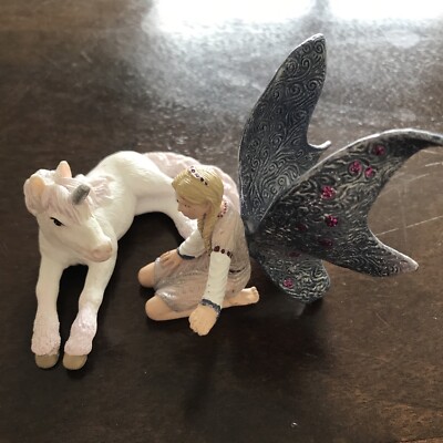 Schleich Bayala 70424 Lindariel mit Einhorn Fohlen 2009 Phantasy Spielfigur