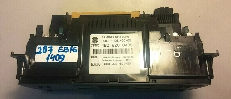1998 Audi A6 heat A/C control unit Klimabetatigung 4B0820043G - Изображение 3 из 3