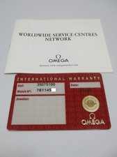 Orologio Cronografo OMEGE Speedmaster LEGEND Schumacher 3507.51.00 Scheda Garanzia