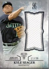 2015 Topps Triple Threads Unity Relics #UJRKSE Kyle Seager Jersey /36 - NM-MT