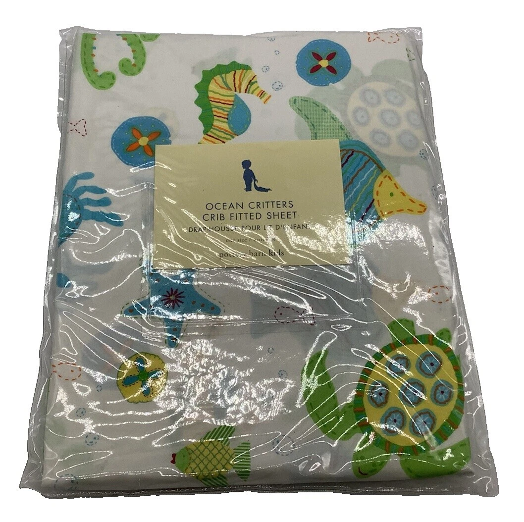 Pottery Barn Kids Cotton Sea Life Nursery Bedding