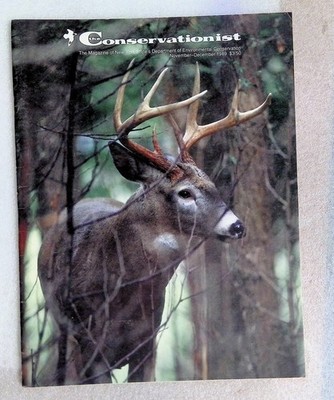 The Conservationist November-December 1989 Whitetail Deer Buck NY State Magazine