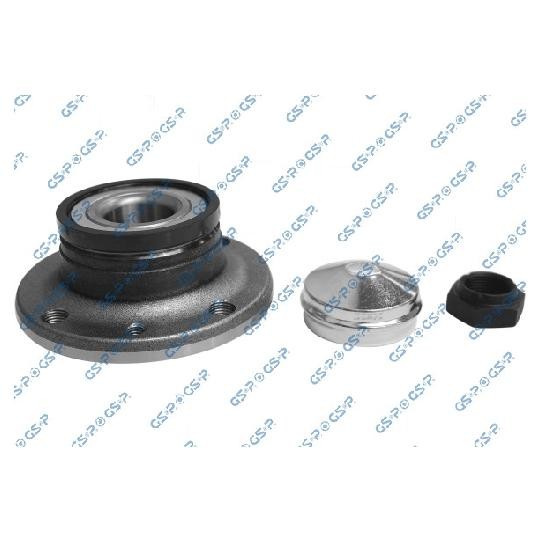 Radlagersatz Hinten FüR Peugeot 208 CA CC 1.0 1.2 1.4 1.5 1.6 12 Bis 19 GSP Neu-image