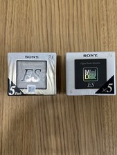 Sony ES 74-Minute MiniDisc 2-Pack Lot New Sealed 10 Discs