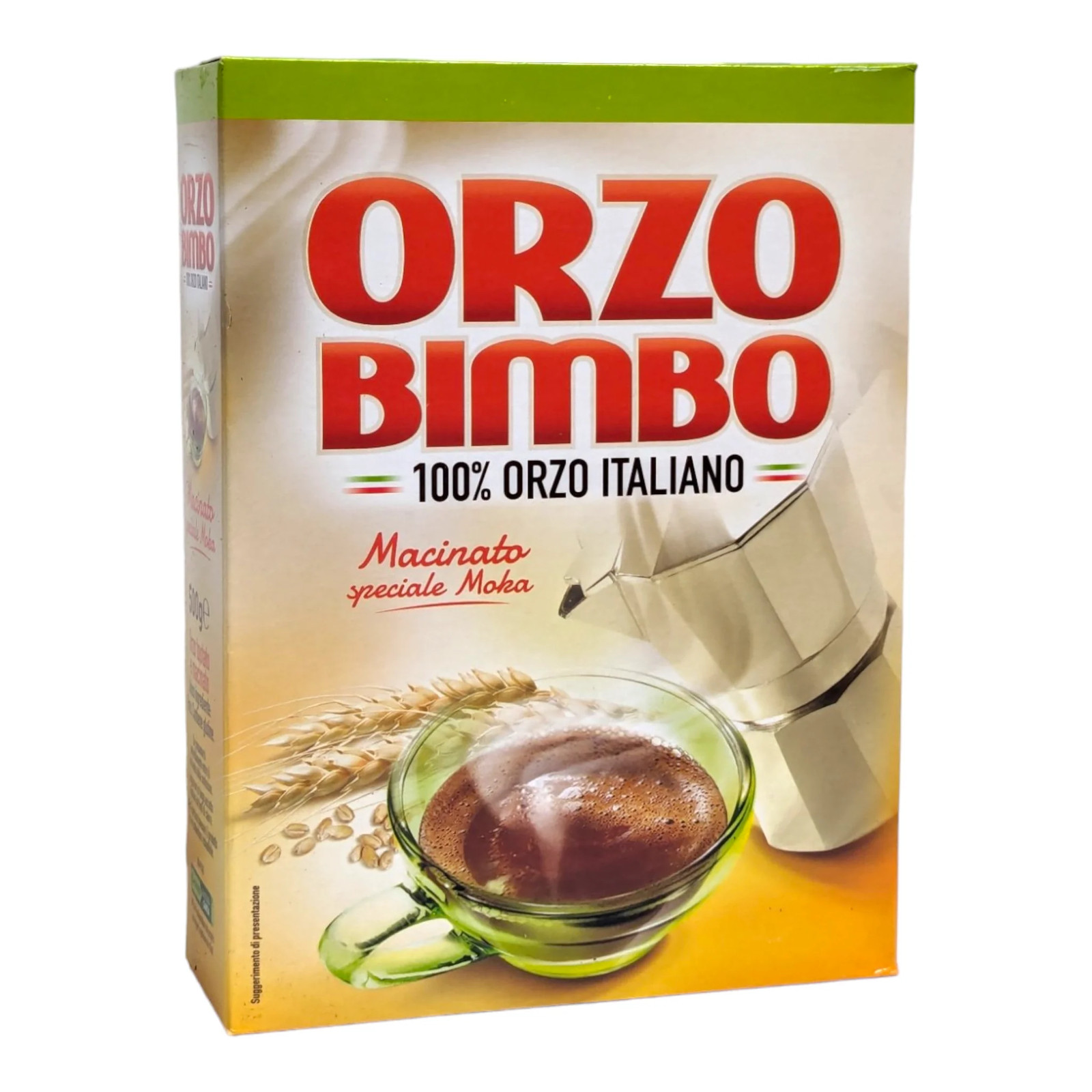 Orzo Bimbo Macinato per Moka, Barley Coffee Substitute for Moka Pot 500g
