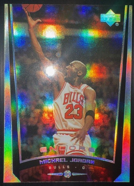 MICHAEL JORDAN 1998/99 UPPER DECK ENCORE HOLO INSERT #95 RARE MASSIVE BV$